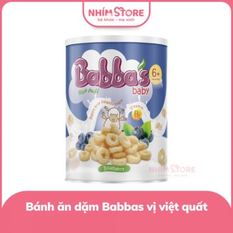Bánh ăn dặm Babba’s Baby vị việt quất