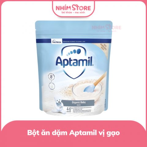 Bột ăn dặm Aptamil vị gạo hữu cơ 100g