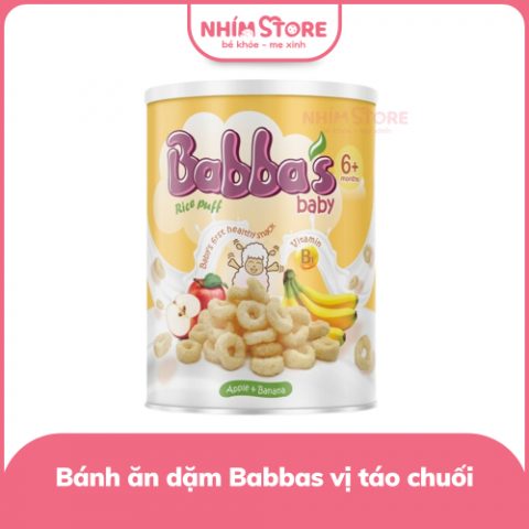 Bánh ăn dặm Babba’s Baby táo chuối
