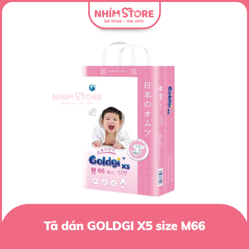 Tã dán GOLDGI X5 size M66