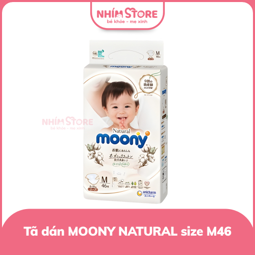 Tã dán Moony Nature M46