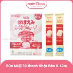 Sữa Meiji thanh số 0 nội địa Nhật (30 thanh) cho bé 0-12m