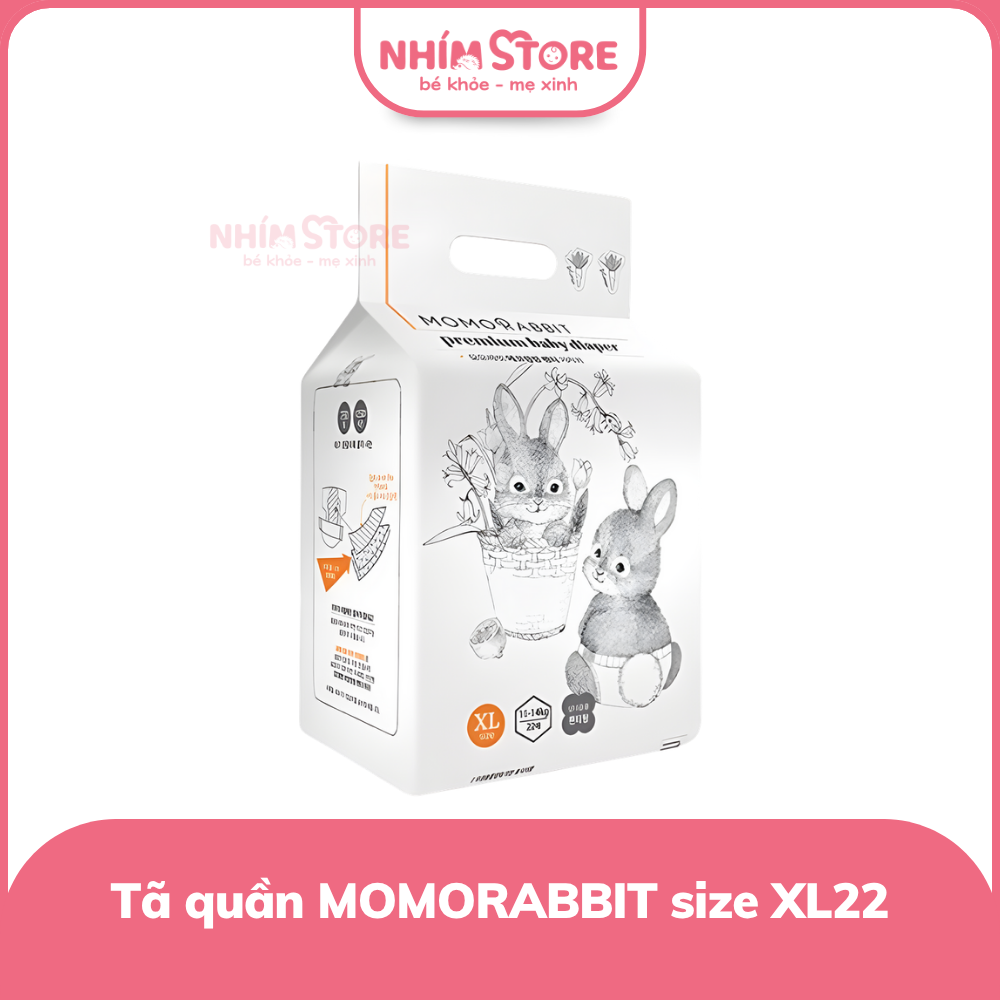 Tã quần Momo Rabbit size XL22