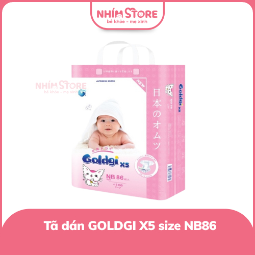 Tã dán GOLDGI X5 size NB86