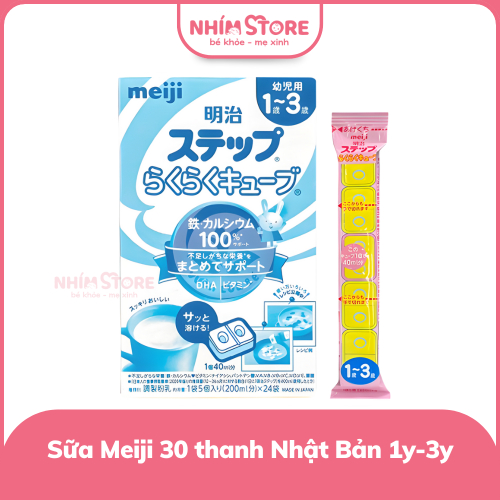Sữa Meiji thanh số 9 nội địa Nhật cho bé 1y-3y