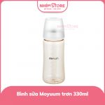 Bình sữa Moyuum thế hệ 3 PPSU trơn 330ml