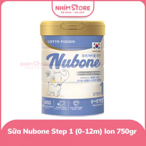 Sữa Nubone Hàn Quốc Step 1 (0-12m) lon 750gr