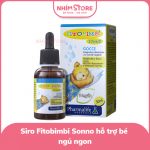Siro Fitobimbi Sonno hỗ trợ bé ngủ ngon