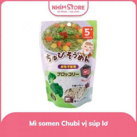 Mì somen Chubi vị súp lơ