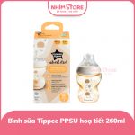 Bình sữa Tommee Tippee PPSU hoạ tiết 260ml