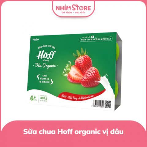 Sữa chua Hoff organic vị dâu