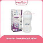 Bình sữa Avent mô phỏng 260ml không BPA