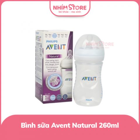 Bình sữa Avent mô phỏng 260ml không BPA