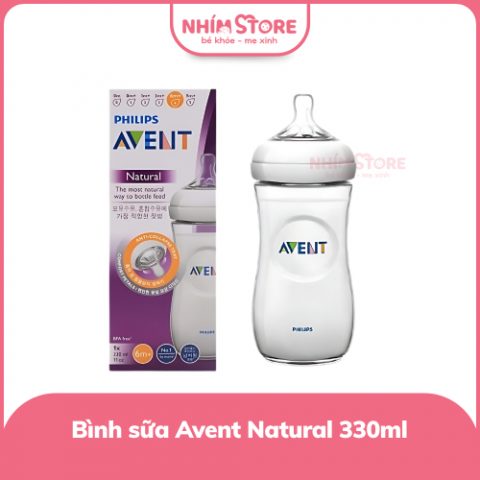 Bình sữa Avent mô phỏng 330ml không BPA