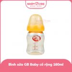 Bình sữa GB Baby PPSU cổ rộng 160ml