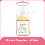Bình sữa Pigeon PPSU họa tiết muông thú 160ml