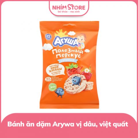 Bánh gạo vị quả mọng Agusha 30g cho bé (12m+)