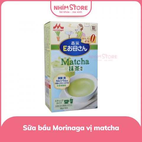 Sữa bầu Morinaga vị trà xanh