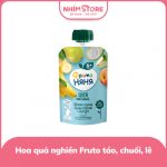 Hoa quả nghiền Fruto Nga vị chuối lê kem