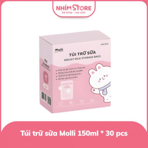 Túi trữ sữa Molli 150ml * 30 pcs
