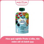 Hoa quả nghiền Fruto vị táo,bánh quy