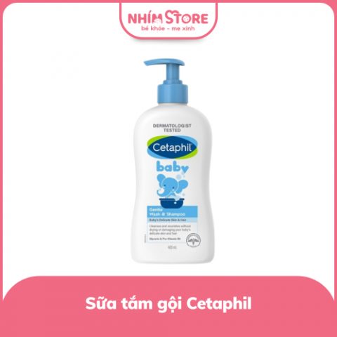 Sữa tắm gội Cetaphil baby chai 400ml