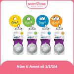Núm ty Avent Natural 1/2/3/4/5 (2 cái/ hộp)