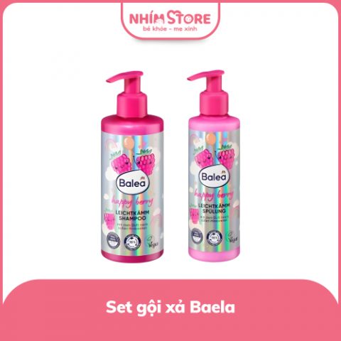 Cặp dầu gội xả Balea Happy Berry