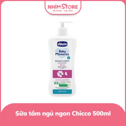 Sữa tắm Chicco giúp bé ngủ ngon 500ml
