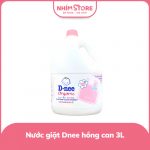 Nước giặt Dnee hồng can 3L