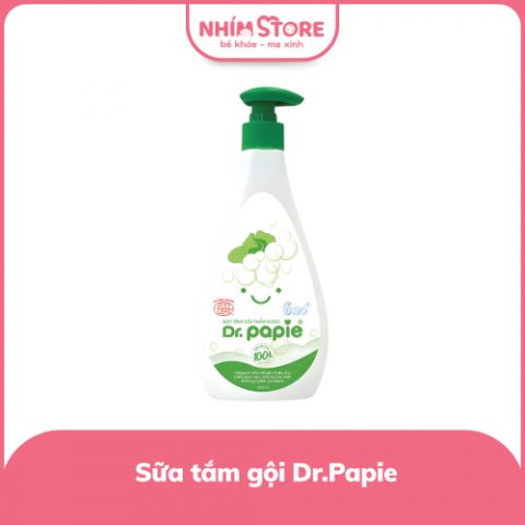 Tắm gội thảo dược Dr.Papie tạo bọt 300ml