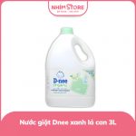 Nước giặt Dnee xanh lá can 3L
