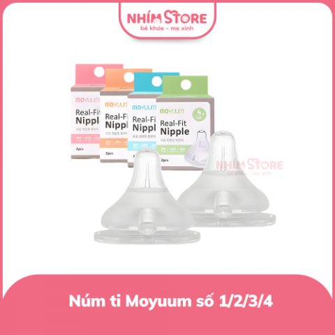 Núm ty Moyuum size 1/2/3/4 (2 cái/hộp)