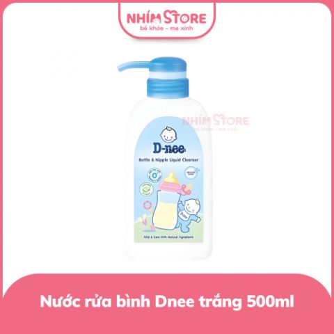 Nước rửa bình Dnee trắng chai 500ml