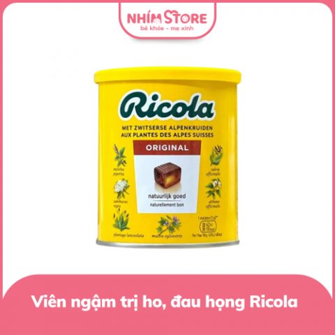 Viên ngậm trị ho, đau họng Ricola