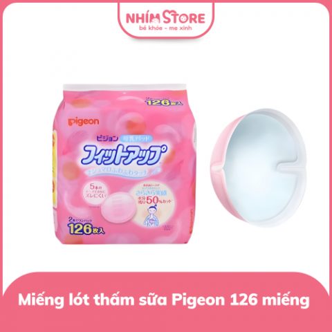 Thấm sữa Pigeon nội địa Nhật 126 miếng