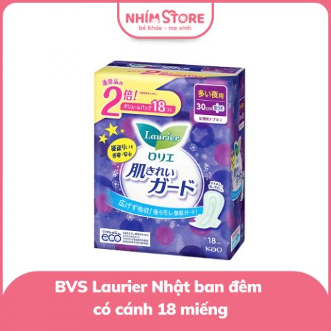 BVS Laurier ban đêm có cánh 18 miếng