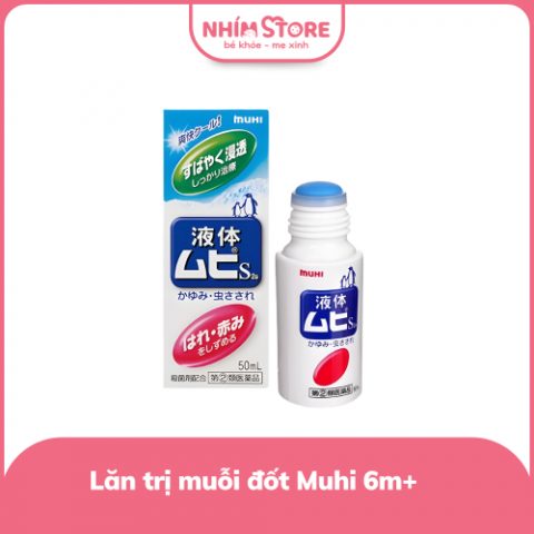 Lăn bôi muỗi đốt, côn trùng cắn Muhi 50ml