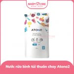 Nước rửa bình sữa, chén bát Atono2 480g dạng túi