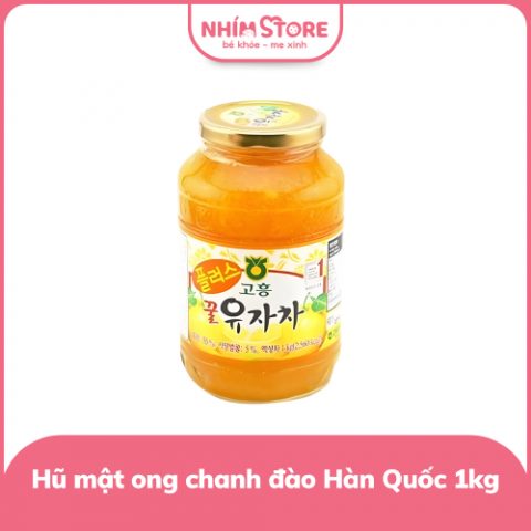 Hũ mật ong chanh đào Hàn Quốc 1kg