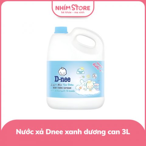 Nước xả Dnee xanh dương can 3L