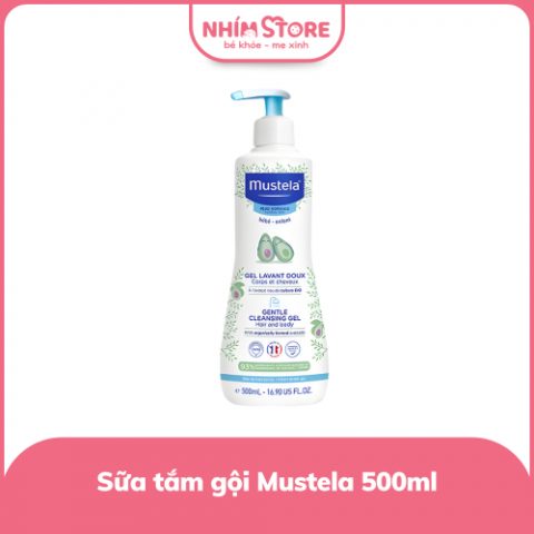 Sữa tắm gội Mustela 500ml