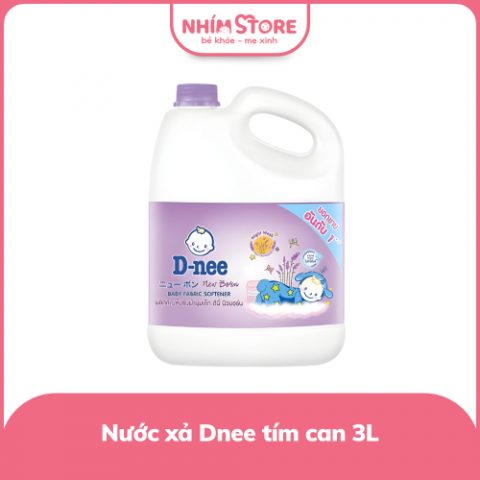Nước xả Dnee tím can 3L