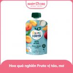 Hoa quả nghiền Fruto vị mơ đào, táo, kem