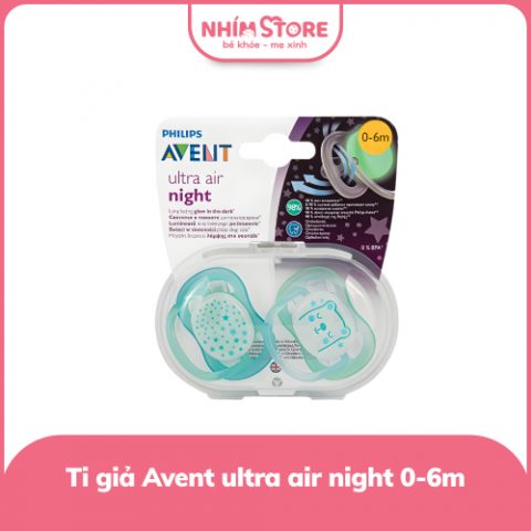 Set 2 ty giả Avent ultra air night (0-6m)