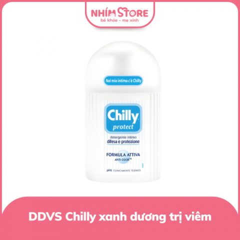 Dung dịch vệ sinh Chilly màu xanh dương kháng khuẩn